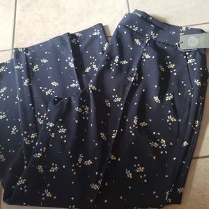 Vince Camuto Blue Wide Leg Trousers 18W